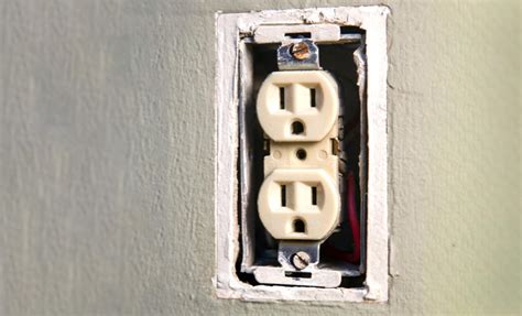 how to repair a loose electrical outlet box|stabilize electrical outlet box.